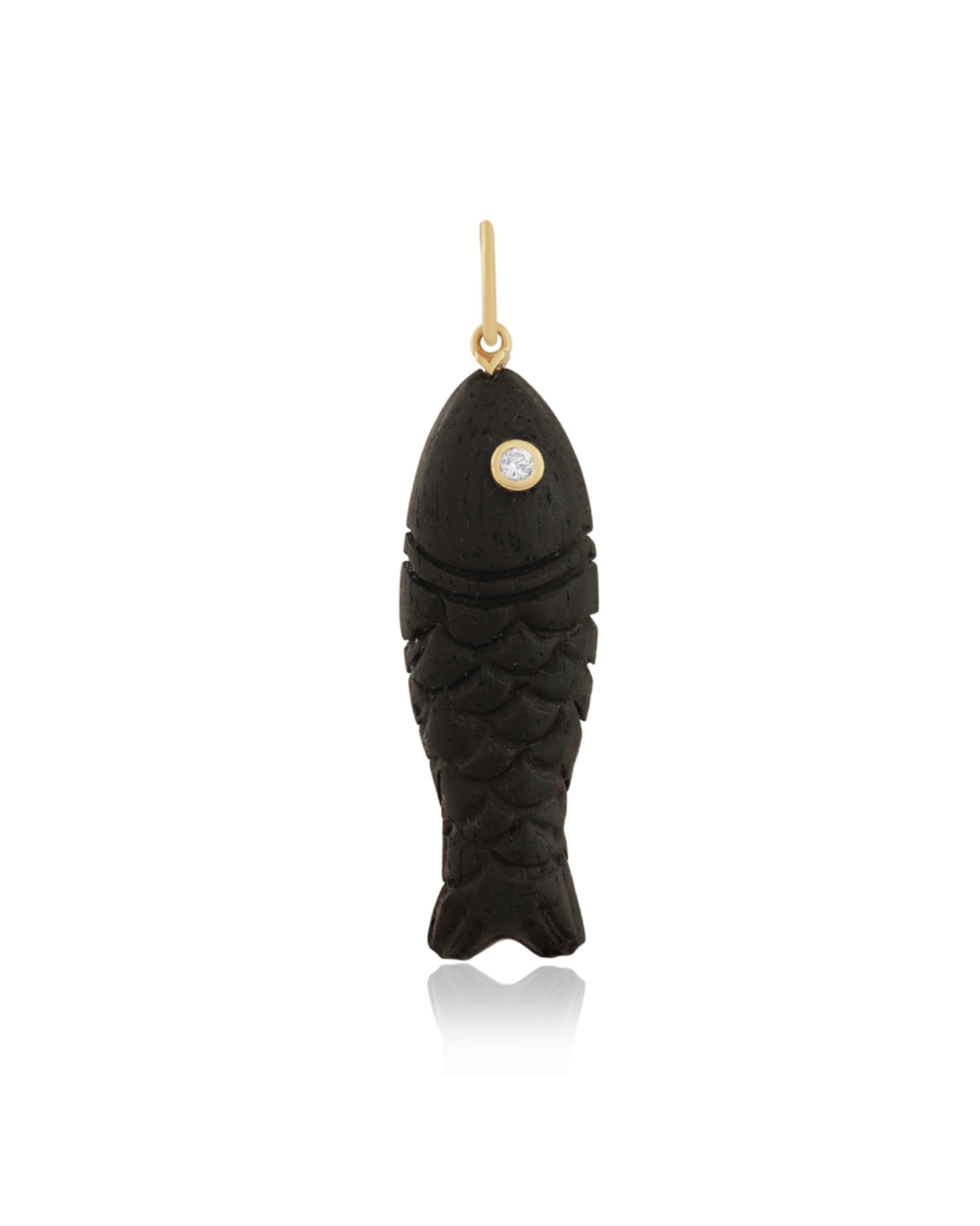 ONYX FISH PENDANT