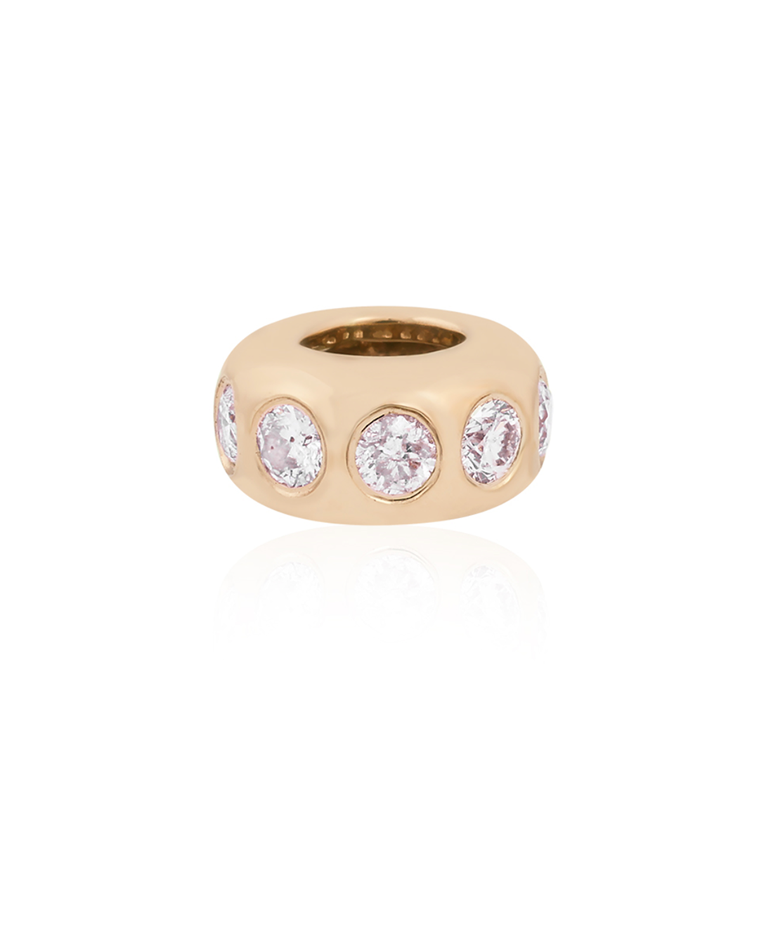 BEZEL DIAMOND RONDEL CHARM