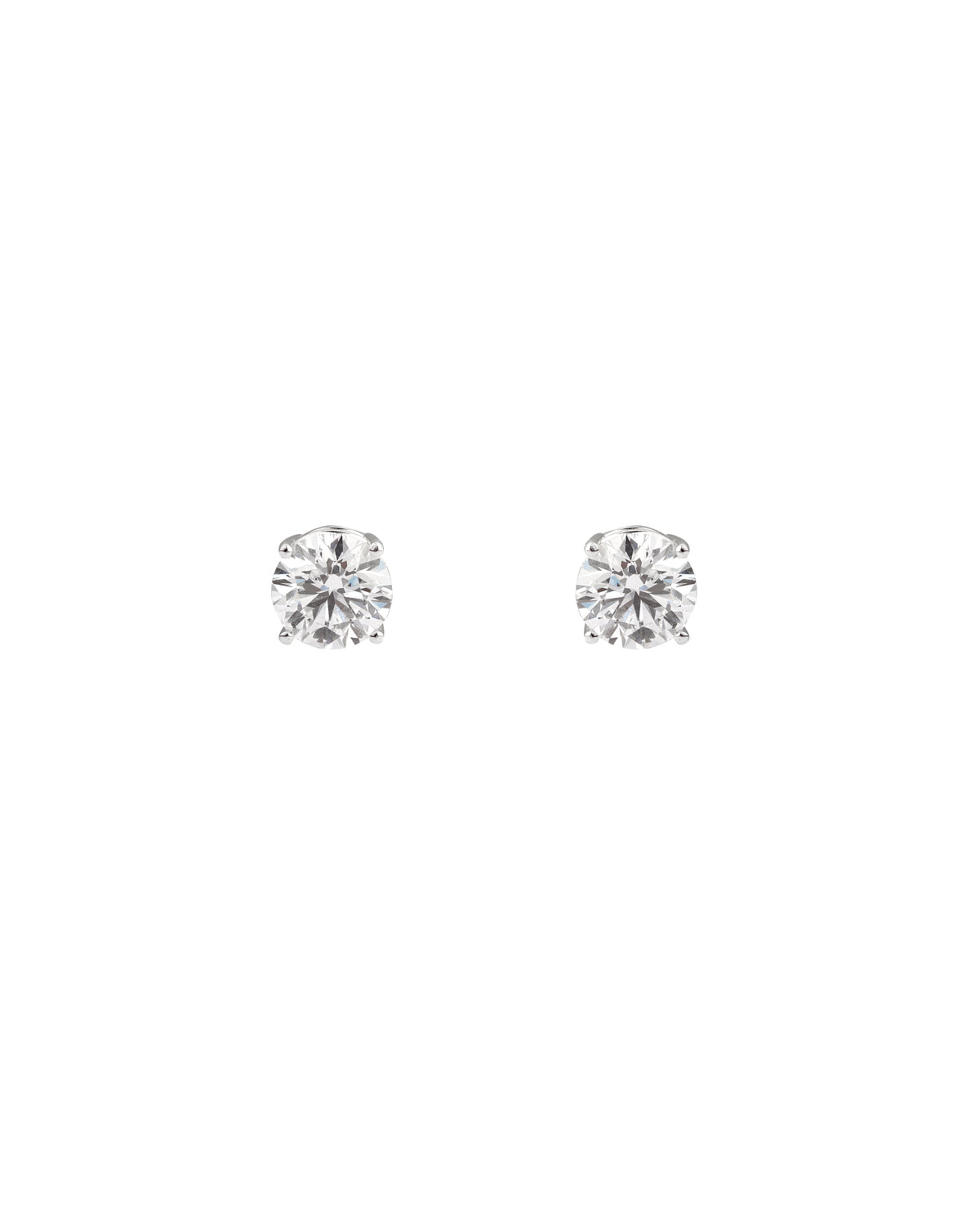 Martini Diamond Stud Earrings