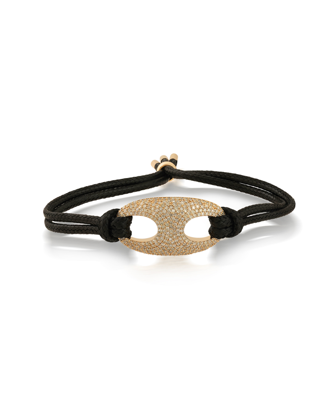 PAVÉ MARINER LINK CORD BRACELET