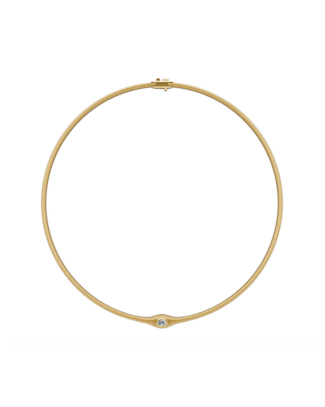 SOLITAIRE TUBOGAS NECKLACE