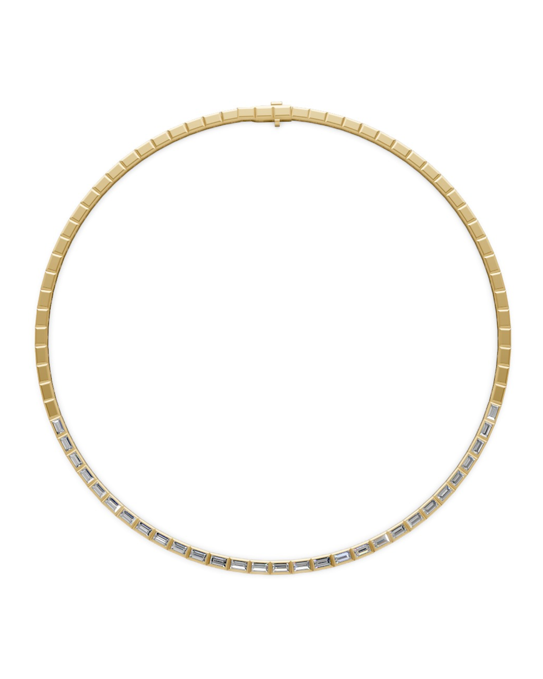 EMERALD CUT NECKLACE