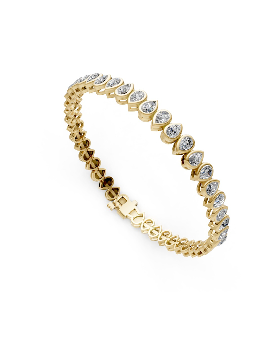 PEAR-CUT LINE BRACELET
