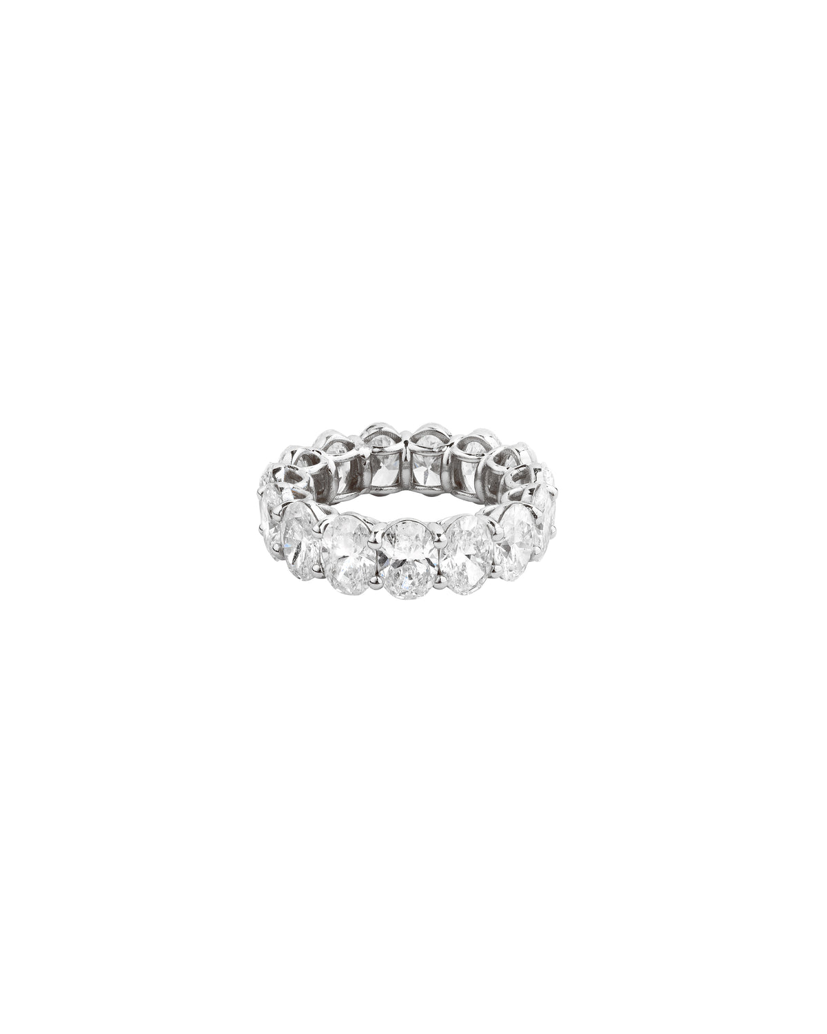 Oval Diamond Eternity Band