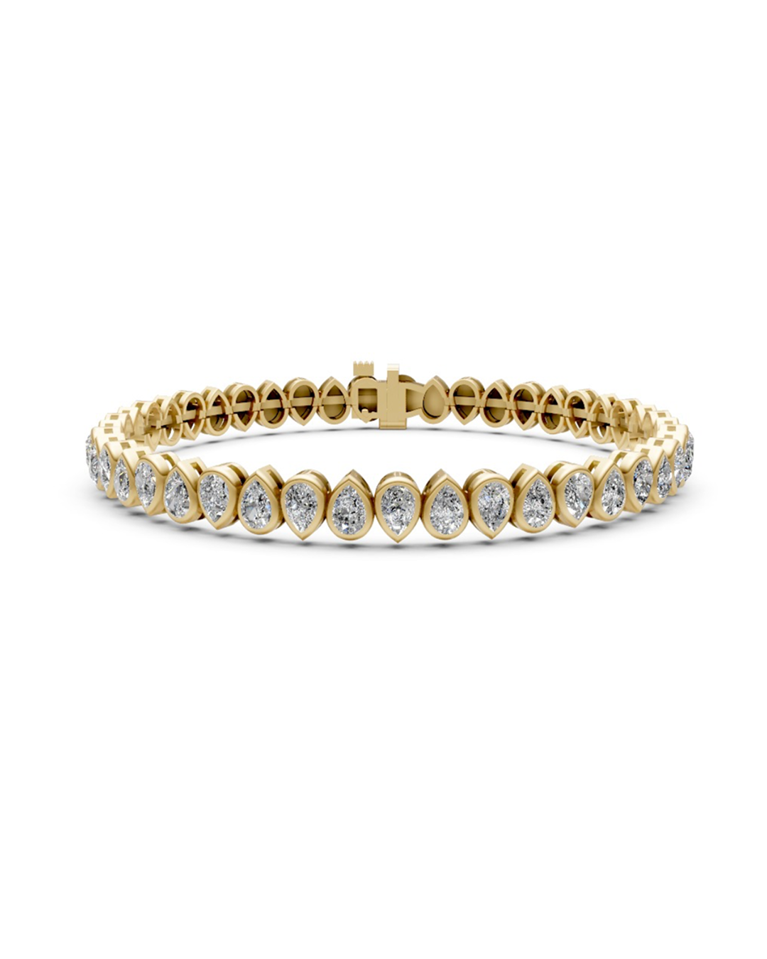 PEAR-CUT LINE BRACELET