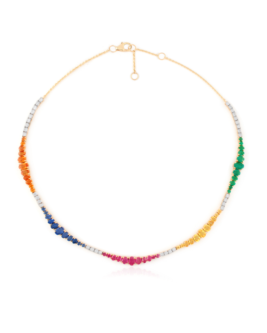 RAINBOW GEMSTONE NECKLACE