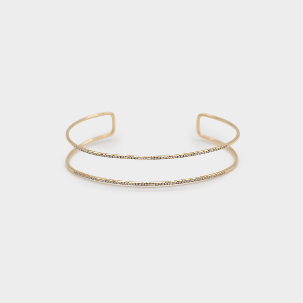 Diamond Double Cuff